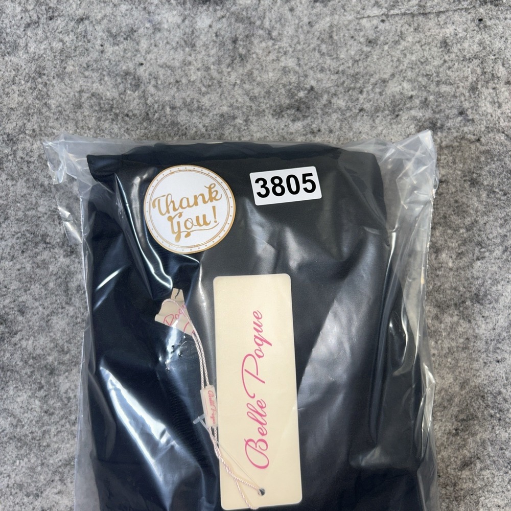 Belle Poque Dress Women's Small Black Gothic Victorian Ruffled Grunge Scalloped - Picture 8 of 8